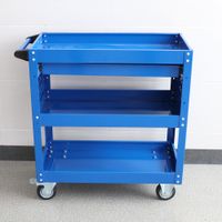 Werkzeugwagen 700x350x660 blau 