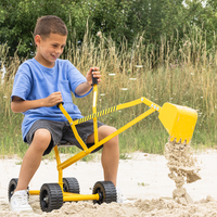 Stahl Kinder Spielzeugbagger mit Rädern für Sandkasten 