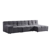 Home Deluxe Modulares Sofa ORLENA XL - Rechts Anthrazit 306 - 148