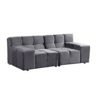 Home Deluxe Modulares Sofa ORLENA S Anthrazit 204 x 98 cm