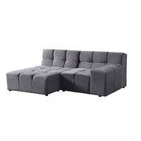 Home Deluxe Modulares Sofa ORLENA L - Links Anthrazit 204 x 148