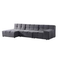 Home Deluxe Modulares Sofa ORLENA XL - Links Anthrazit 306 x 148 cm