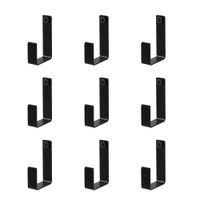 Home Deluxe Kleiderhaken für Akustikpaneel RASTO - 9er Set