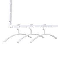 Home Deluxe Kleiderbügel aus Kunststoff RACK Weiß - 10 Stück
