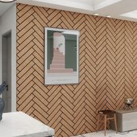 Home Deluxe Akustikpaneel Fischgrätenoptik VEGA Oiled Oak 12er Set - 80 x 40 cm
