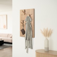 HOME DELUXE Garderobenpaneel QUEST Hellbraun