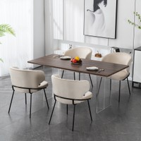 HOME DELUXE Esszimmerstuhl AMARA Beige