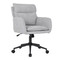 HOME DELUXE Bürostuhl CORA - Webstoff Grau