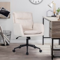 HOME DELUXE Bürostuhl CORA - Webstoff Beige
