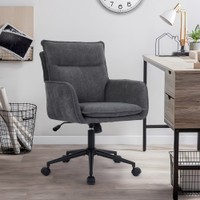 HOME DELUXE Bürostuhl CORA - Webstoff Anthrazit