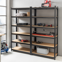 Schwerlastregal, 6 Ablagen je 105 kg belastbar,  180 x 90 x 40 cm, 2-er Set