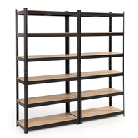 Schwerlastregal, 6 Ablagen je 105 kg belastbar,  180 x 90 x 40 cm, 2-er Set