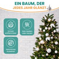 Gartenpirat Künstlicher Weihnachtsbaum 120 cm BonTree Tannenbaum PE/PVC-Mix