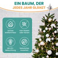Künstlicher Weihnachtsbaum Bontree Tanne 150 cm mit 150 LED