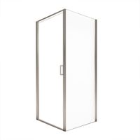 Duschkabine LIVIA - 100 x 195 cm Chrom