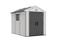 Kunststoff Gerätehaus "Hanoi", ca. 324 x 222 x 250 cm -  Weiß/Grau