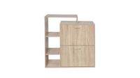 Aria Schuhschrank Holzoptik, ca. 93 x 85 x 24 cm