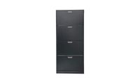 Ravon Schuhschrank mit 4 Türen, ca. 63 x 24 x 150 cm – Schwarz