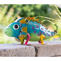 Metallchamäleon, ca. 35,5 x 12 x 17 cm – Multicolor