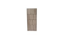 Ravon Schuhschrank mit 4 Türen, ca. 63 x 24 x 150 cm – Holzoptik