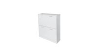 StyleStep Schuhschrank, ca. 75 x 87 x 24 cm – Weiß