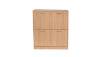 WoodLine Schuhschrank, ca. 75 x 87 x 24 cm – Holzoptik