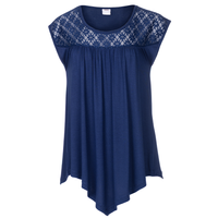 Longtop mit Spitze für Damen