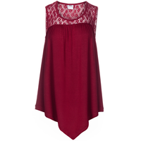 Longtop mit Spitze für Damen