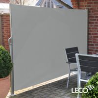 Seitenmarkise 1,8x3 m lichtgrau