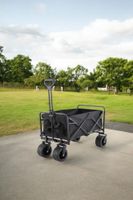 Bollerwagen, ca. 88,5 x 57,5 x 95 cm - Schwarz