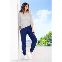 Sommerhose mit breitem Bund für Damen