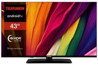 Telefunken D43U750X2CWI Fernseher 43 Zoll Android Smart TV (4K UHD, HDR Dolby Vision, Dolby Atmos)