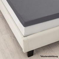 Jersey Spannbetttuch mit Aloe Vera Topper 180-200x200 cm + 15 cm