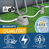 Bestway Poolheizung für Pool Swimmingpool 2.800 W Soft-Touch-Bedienfeld