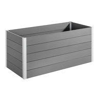 WPC Hochbeet CARMENO, ca. 160 x 70 x 75 cm - Grau 