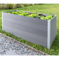 WPC Hochbeet CARMENO, ca. 160 x 70 x 75 cm - Grau 