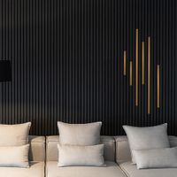 Home Deluxe Dekoleiste für Akustikpaneel FIRE 3er Set - 110 cm