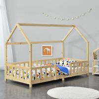 Kinderbett Sisimiut 90x200 cm Holzfarben