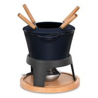 Fonduemaschine für 4 Personen MONT D'ARBOIS - Blau