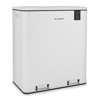 Abfalleimer 2x30L N°918 Weiß