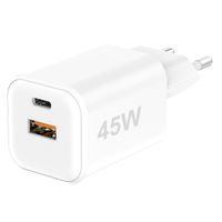 Fontastic USB Ultra Schnell-Reiselader Mini GaNto45 weiss