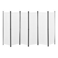 Paravent Huesca - 6-teilig - 300x171cm - Weiß