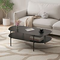 Couchtisch Enebakk - 112x62x40,5cm - Schwarz