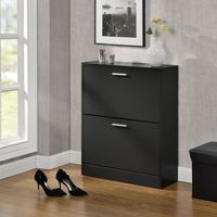 Schuhschrank Sykkylven - Schwarz