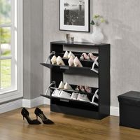 Schuhschrank Sykkylven - Schwarz