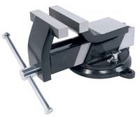 Schraubstock aus Stahl mit drehbarer Basis 100mm Backenbreite