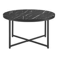Couchtisch Uppvidinge - 45x80cm - Marmor / Schwarz