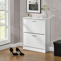 Schuhschrank Sykkylven - Weiß