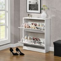 Schuhschrank Sykkylven - Weiß