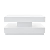 Couchtisch Florenz - 76x76x38cm - Weiß